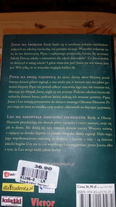 Zagubiony Heros. Rick Riordan