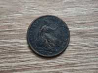 Великобритания 1 пенни 1841 года.