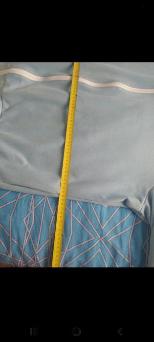 Bluza bomberka plus size 48-52 niebieska baby blue zamek karko