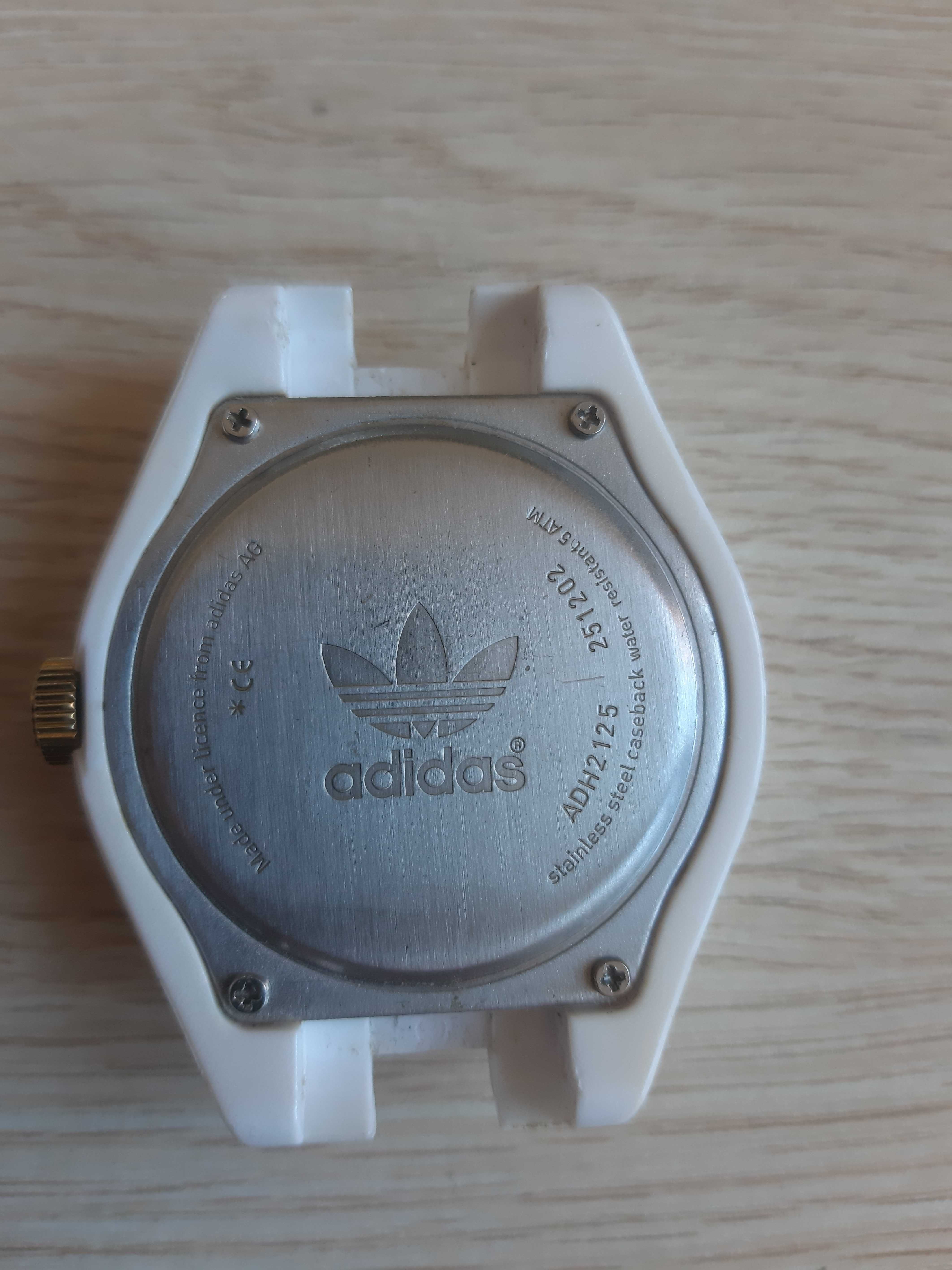 Zegarek Adidas ADH2125 sportowy biały damski uszkodzony pasek