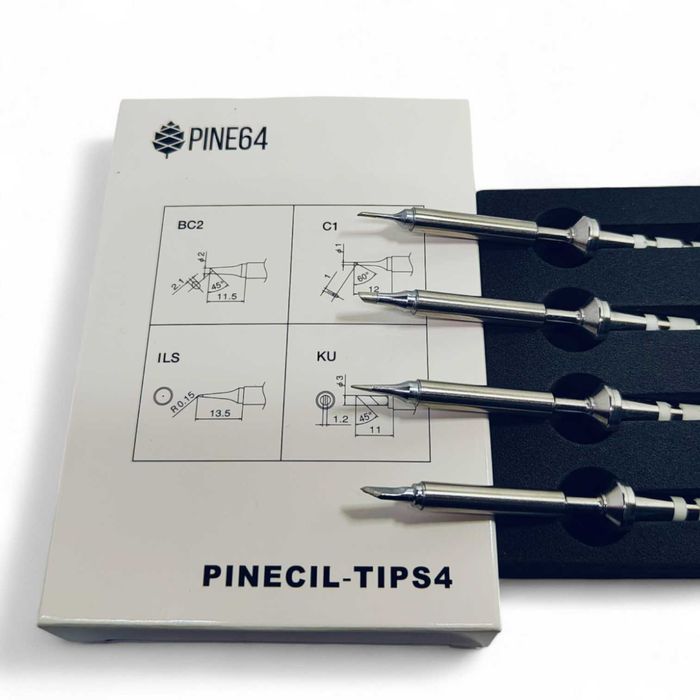 Жала Pinecil Pine64 TIPU5 (Micro) / TIPS3 (Gross) / TIPS4 (Fine)