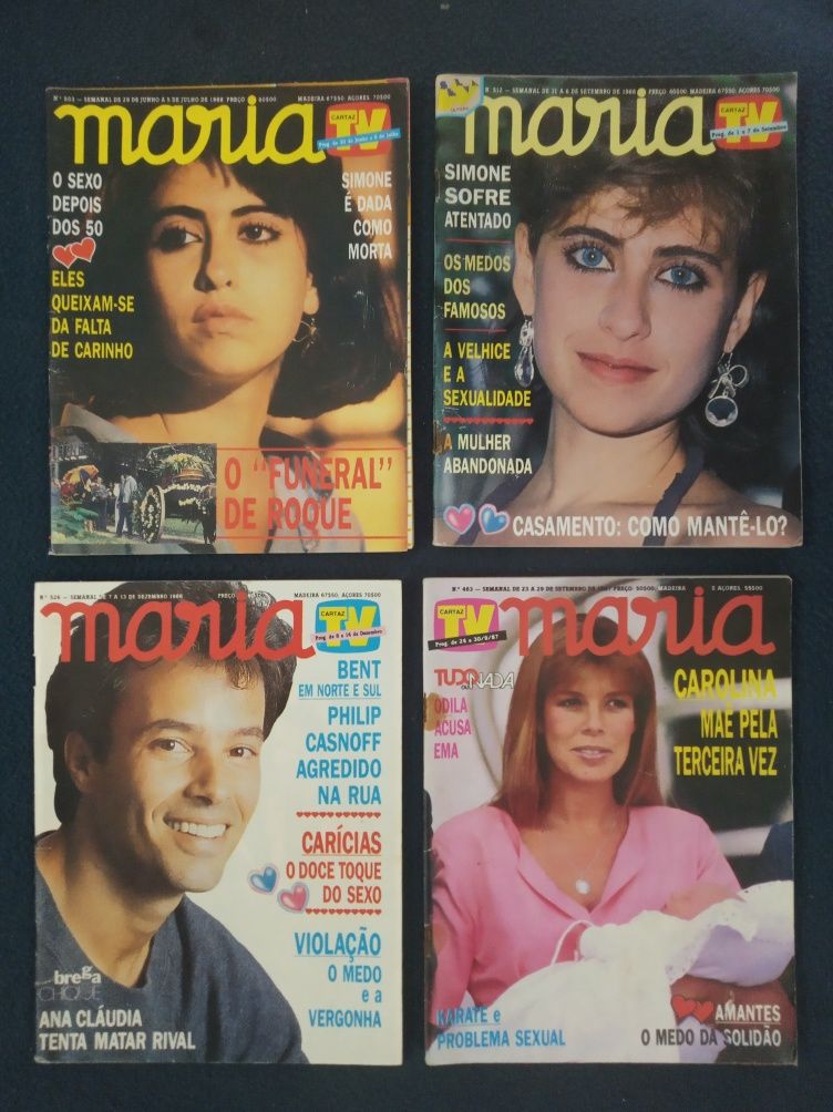 Lote de 32 revistas MARIA (antigas)