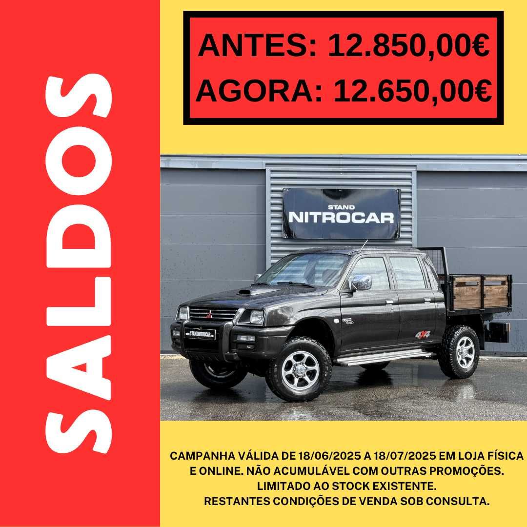 MITSUBISHI L200 2.5 TD 4X4 C/ AC + EXTRAS