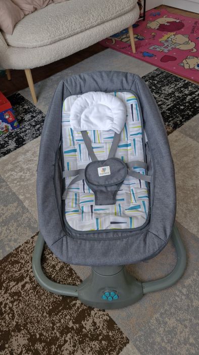 Крісло гойдалка mastela, мобільний центр, шизлонг для немовлят