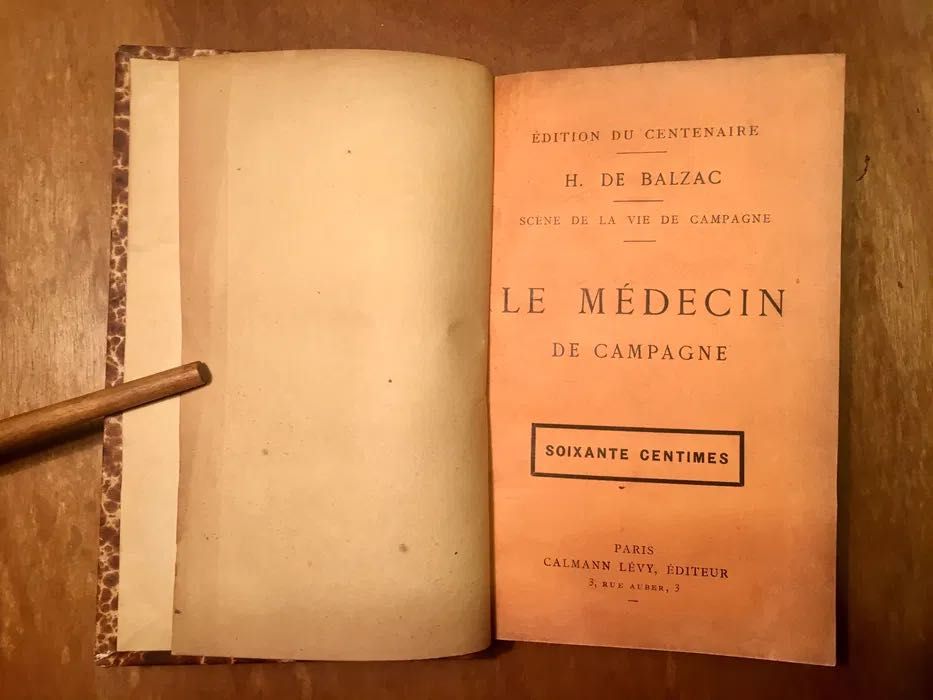 H. de BALZAC - Le Médecin de Campagne 1900 - Edition du Centenaire