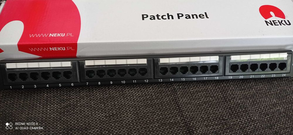 Panel krosowy Neku Patch panel RACK 19