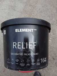 Element Relief PRO рельефная краска для интерьеров и фасадов 16кг