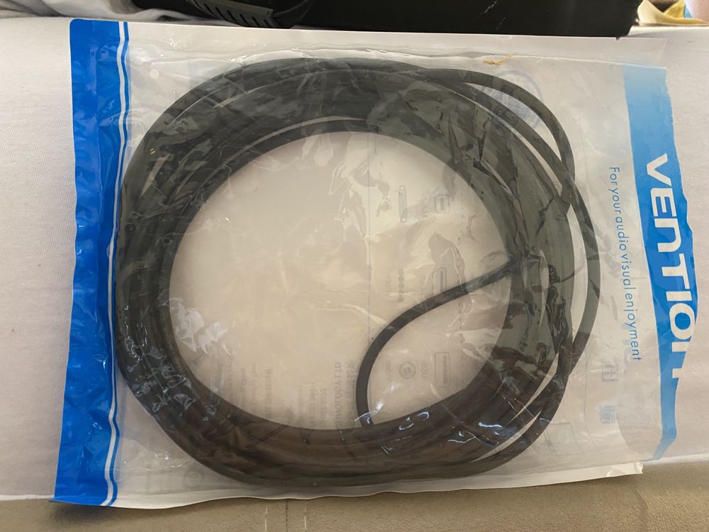 Czarny kabel audio 5M czarny