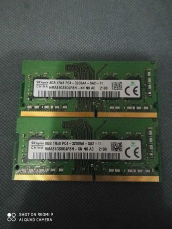 16 g ram 3200gh DDR4 pochodzi od Acer nitro 5