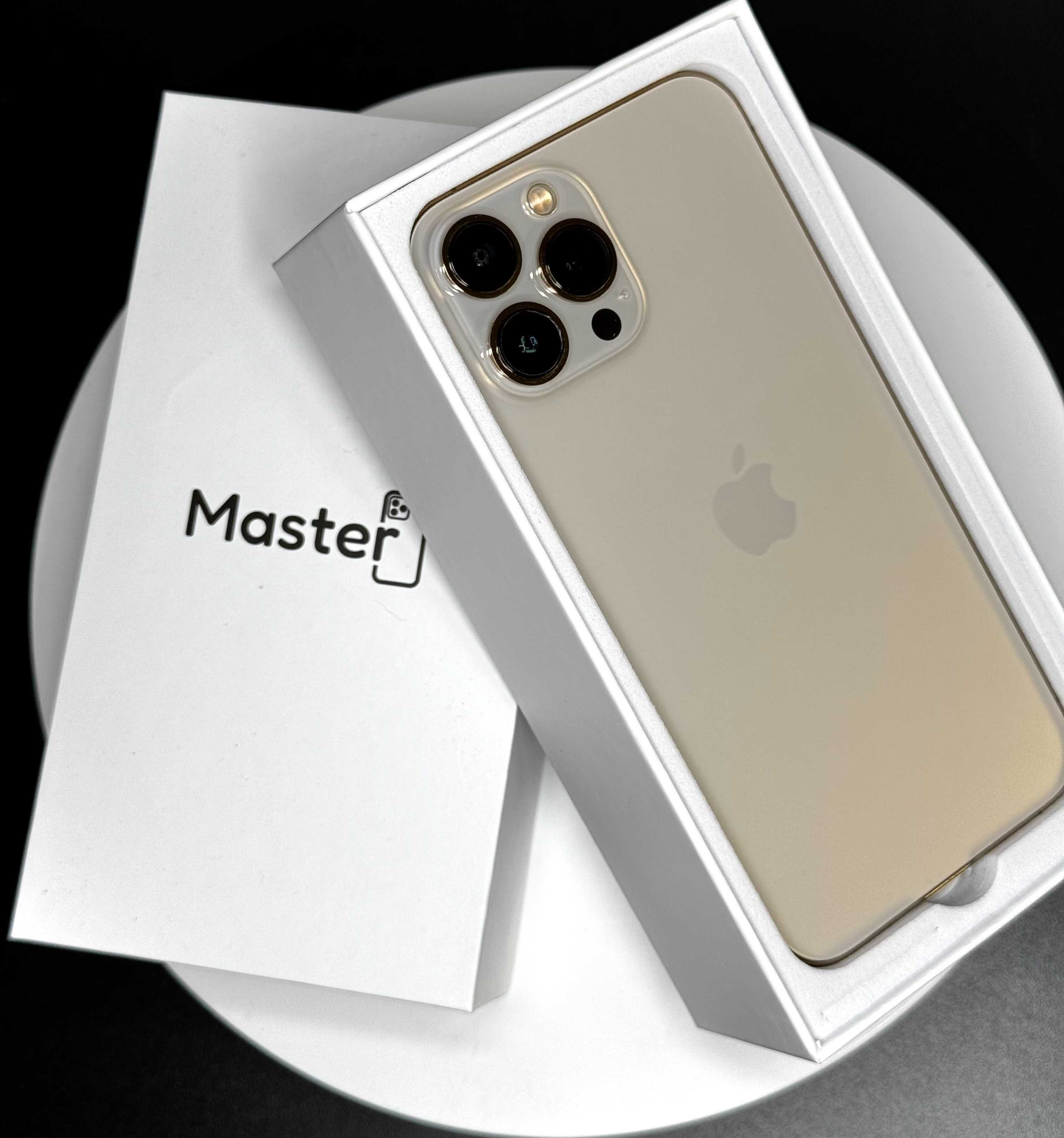 Apple iPhone 13 Pro Max 128GB Gold jak nowy 100% bat 6msc gwarancji