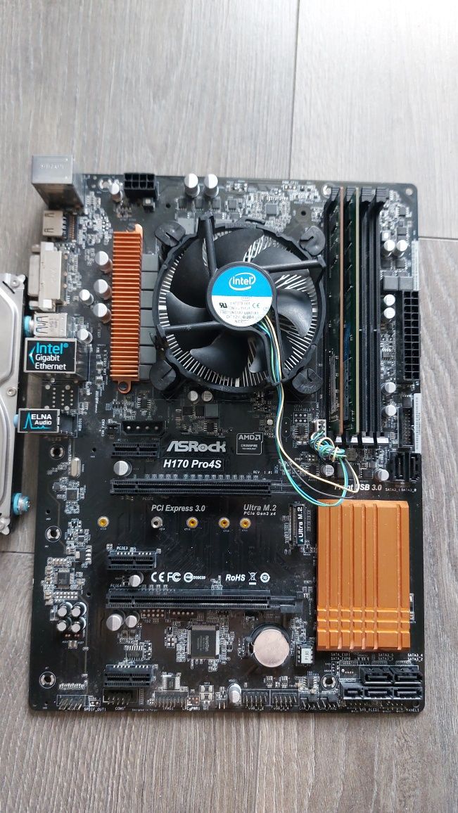 ПК без корпусу AsRock H170 Intel G4400 8Gb