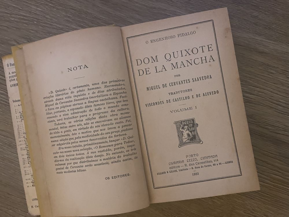 D. Quixote de la Mancha