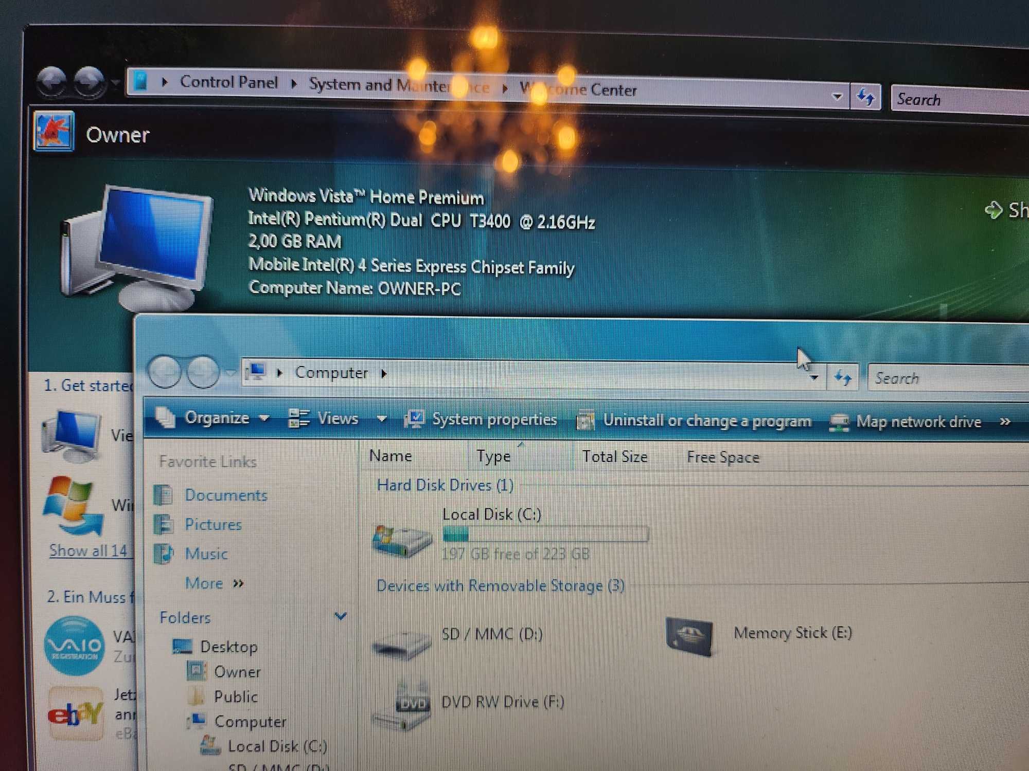 Sony vaio PGC-7154M/VGN-NS21M