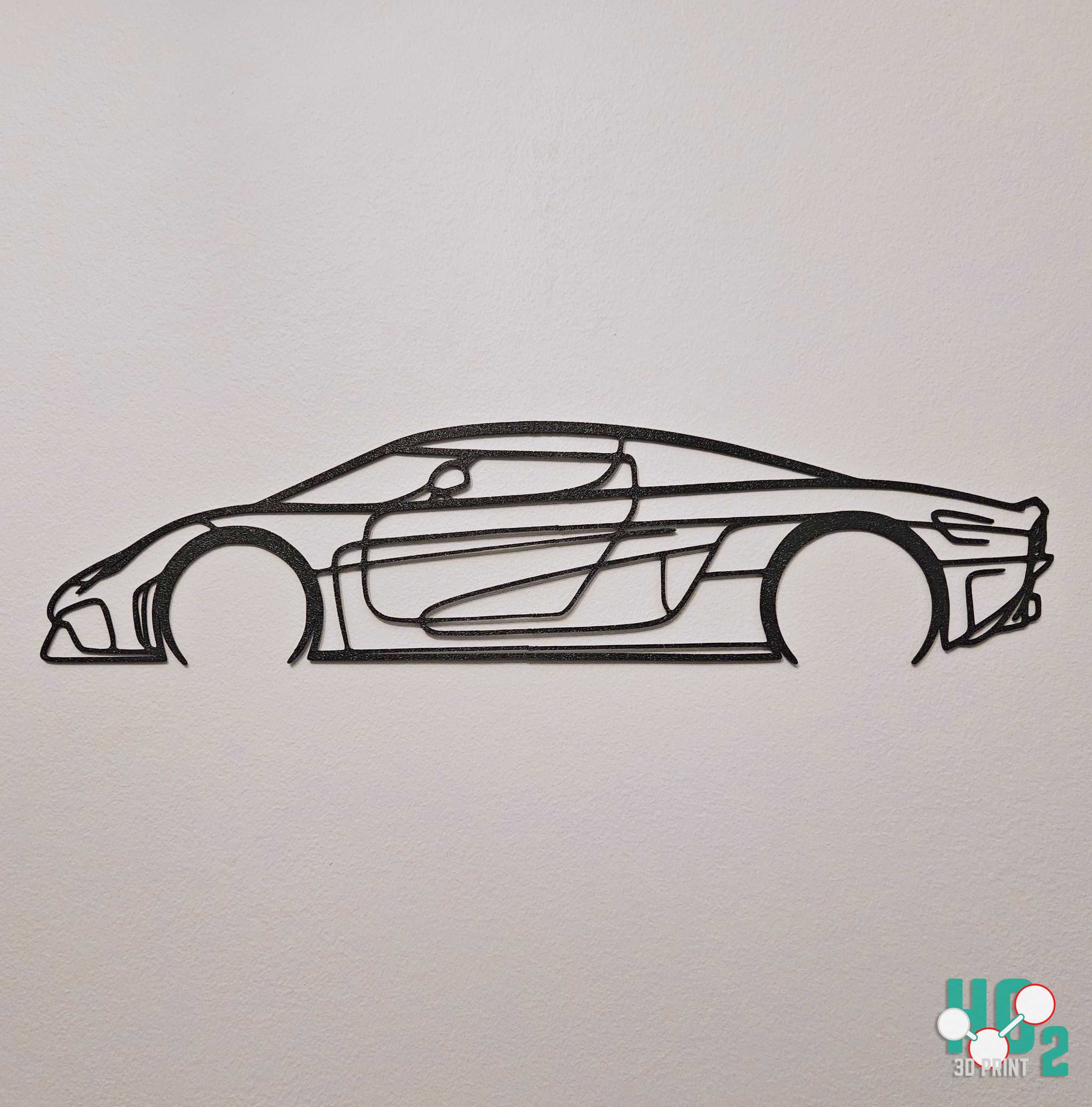 Silhuetas automóveis personalizáveis (3D)