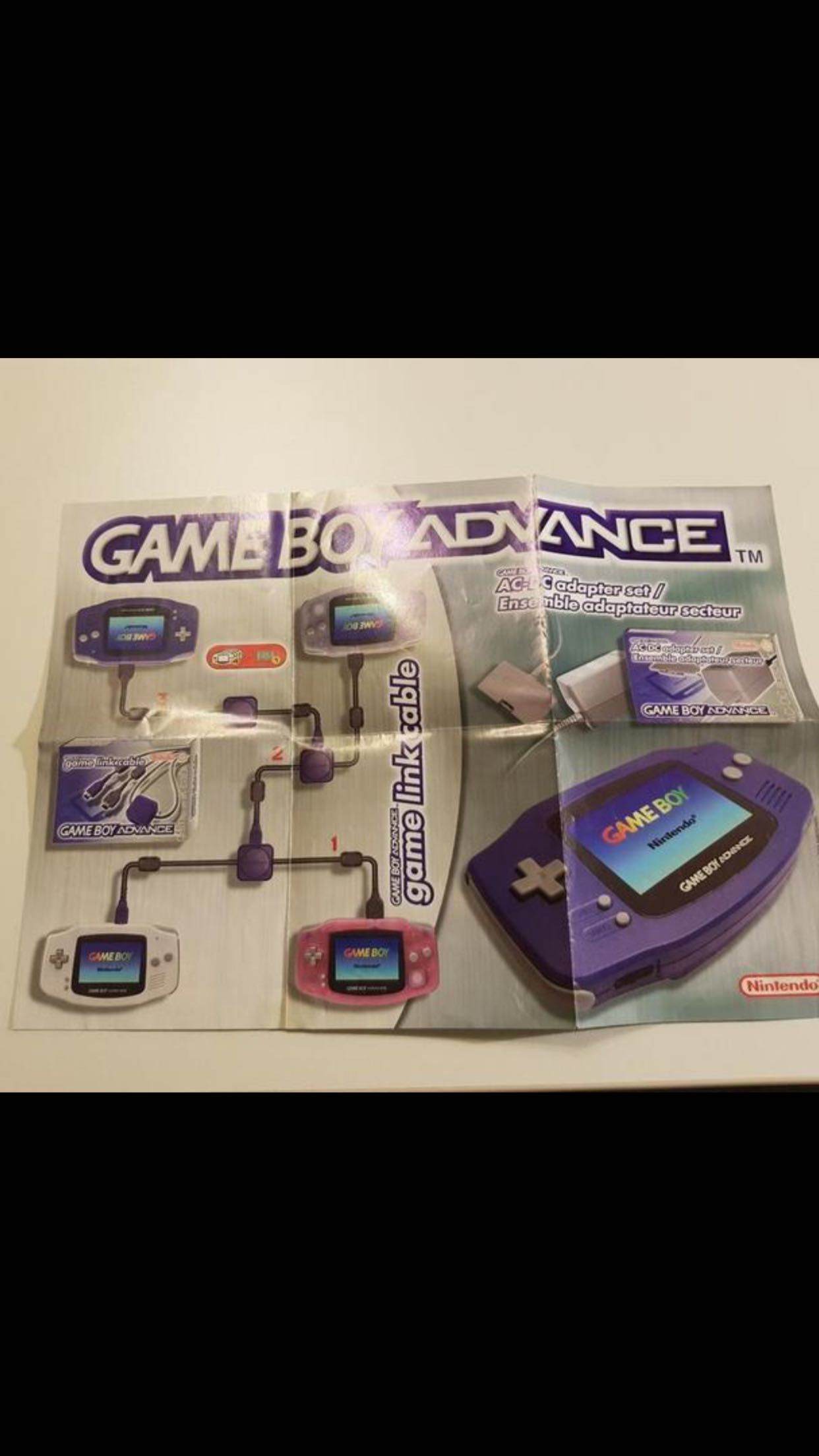 Gameboy Advance GBA + pudełko + instrukcja itp
