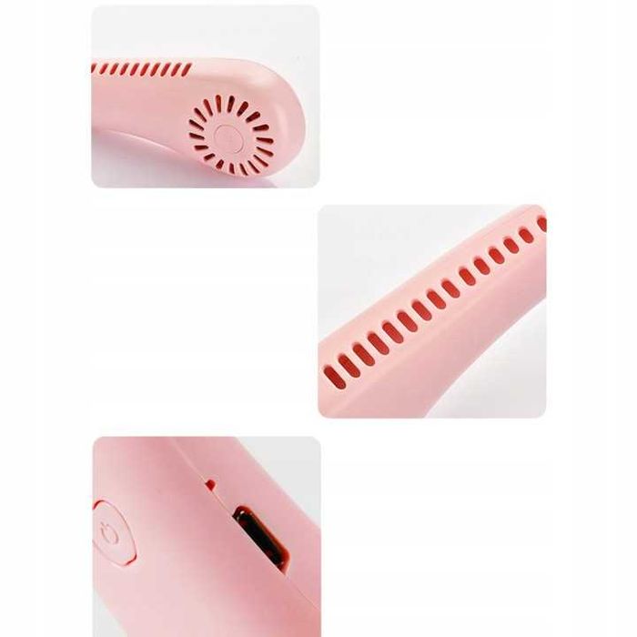 wentylator wiatrak na szyję przenośny klimatyzator bezprzewodowy