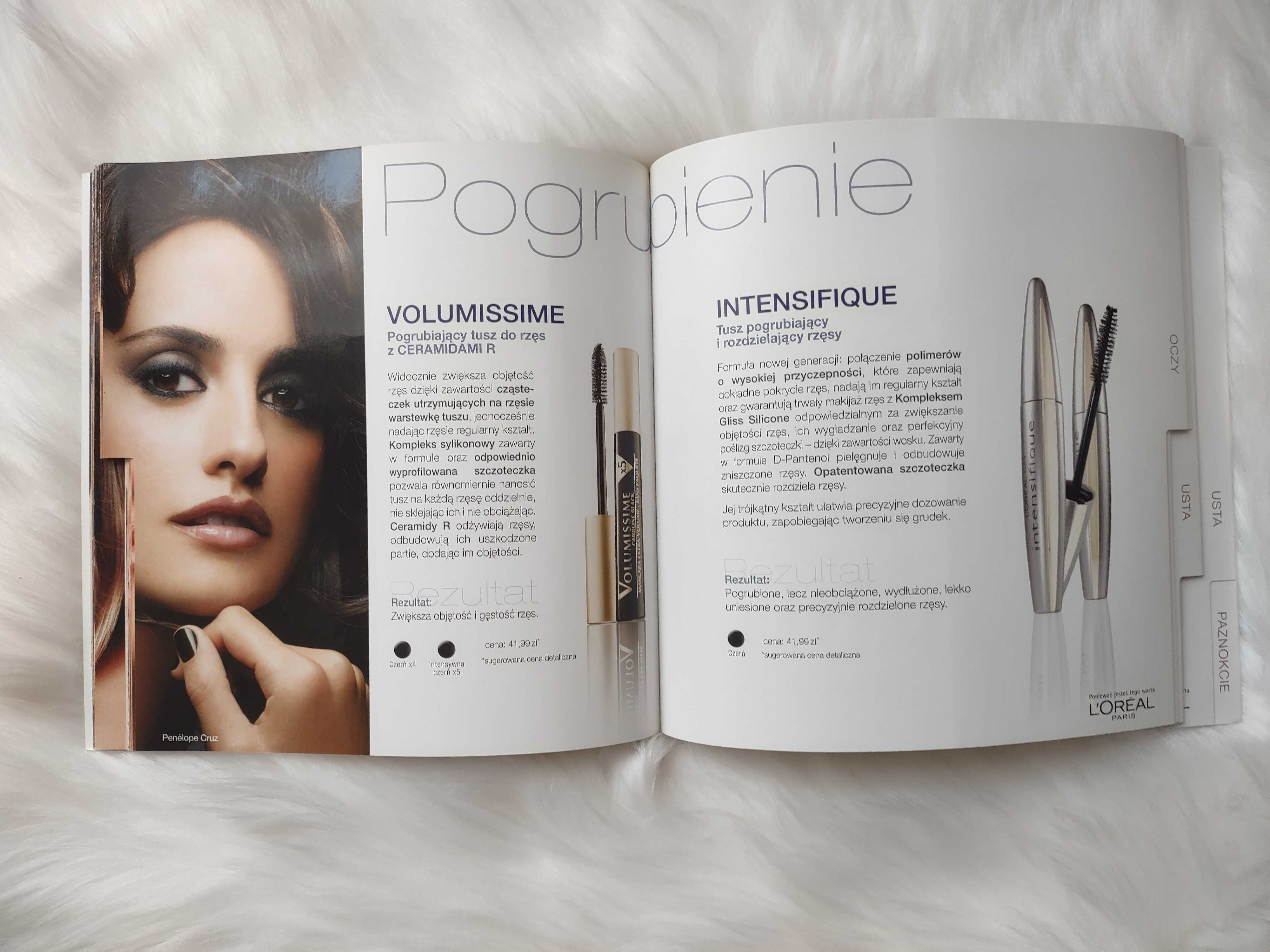 Katalog-poradnik produktów Loreal - wydanie książkowe.