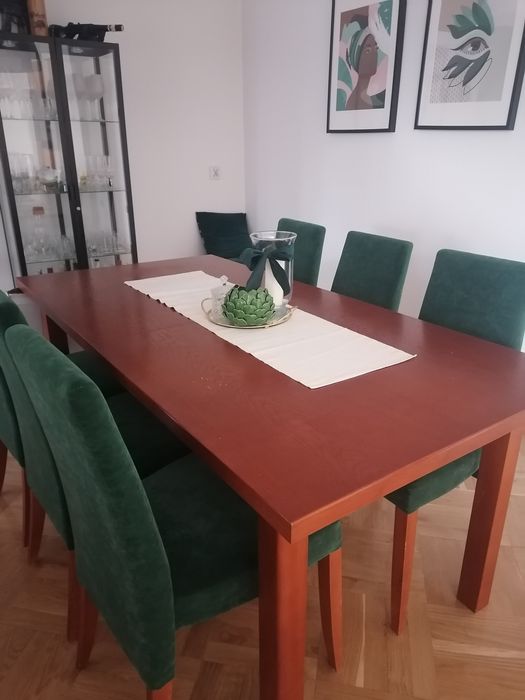 Rozkladany stół +6 krzeseł