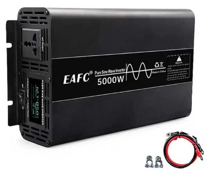 EAFC 5000W інвертор 12-220V чиста синусоїда новий