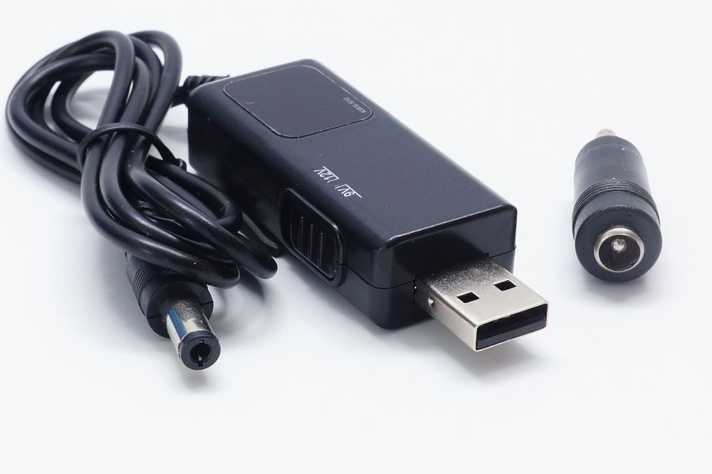 Кабель USB перехідник для роутера  перетворювач 9V 12V