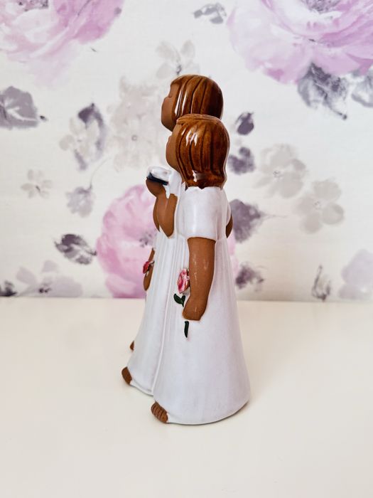 Ceramiczna figurka dziewczyna chórek,JIE Gantofta sweden desing