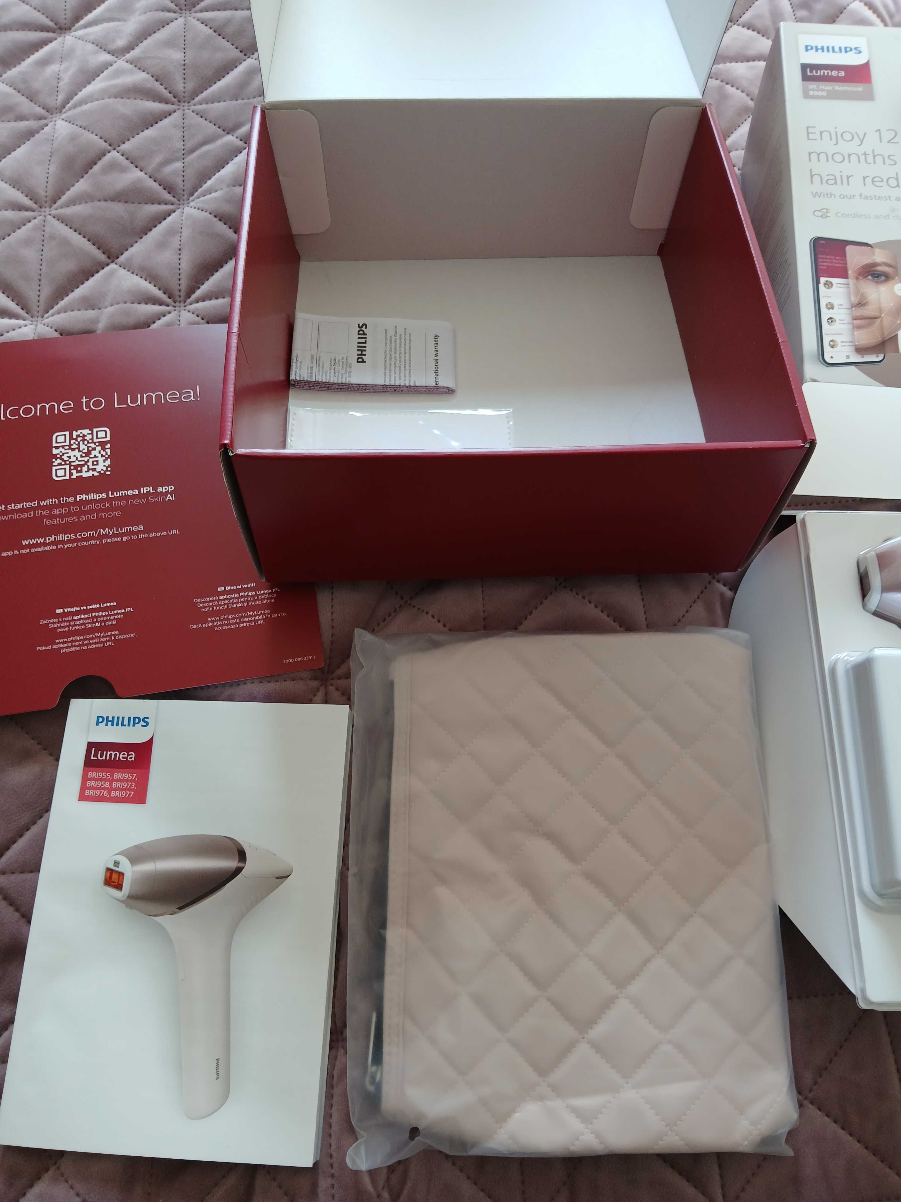 Depilator PHILIPS Lumea 9900 IPL BRI977/00 SenseIQ - Nowy!