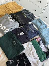 Paczka ubrań meskich - bluzy, spodenki, koszulki Zara, 4F, medicine