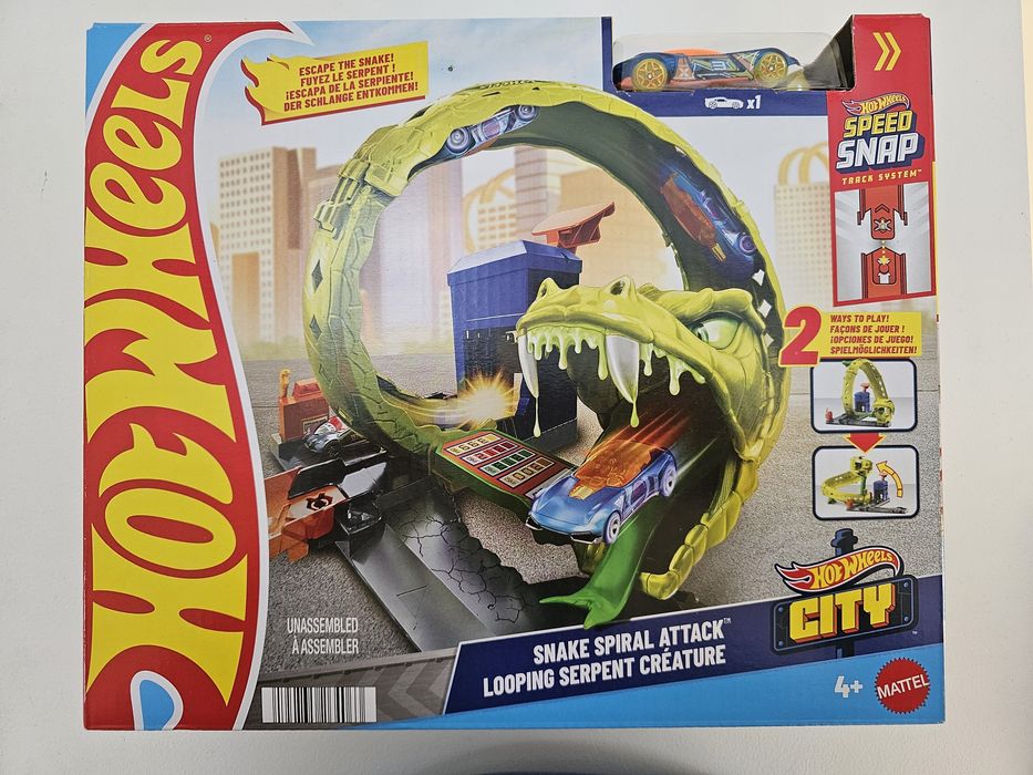 Nowy zestaw Hot wheels krokodyl JBM63