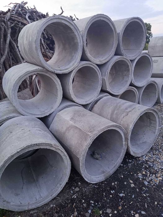 Kręgi i pokrywy betonowe 120x60. Kopanie czyszczenie studni