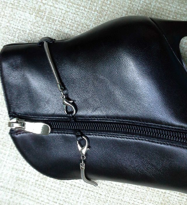 Ботильйони Corso Como натуральна шкіра чорні р.38 нові