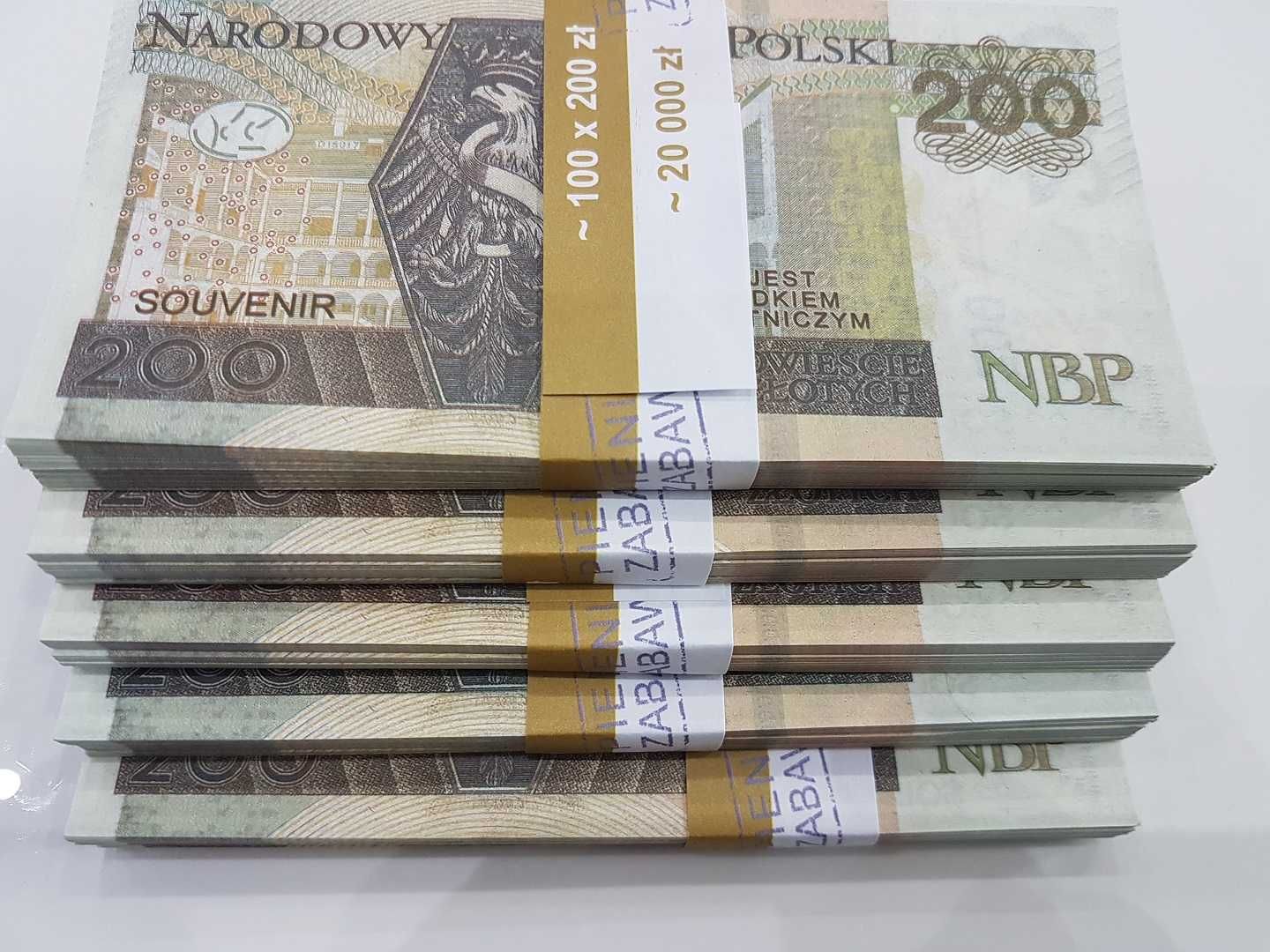 200 złotych plik 100szt. dwustronne edukacja, zabawa, gry, film, teatr