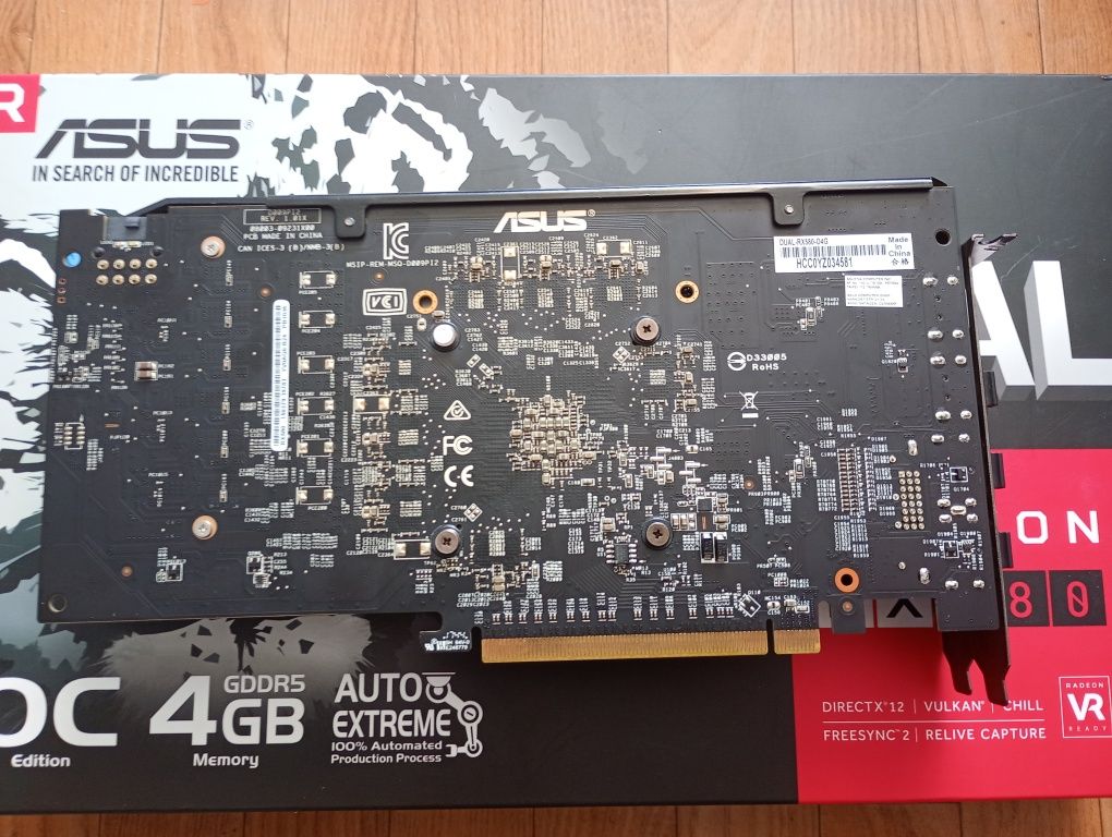 Karta graficzna asus RX 580 4gb