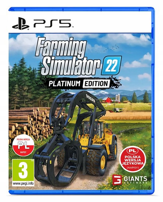 PS5 Nowa Farming Simulator 22 Platinum Edition Po Polsku