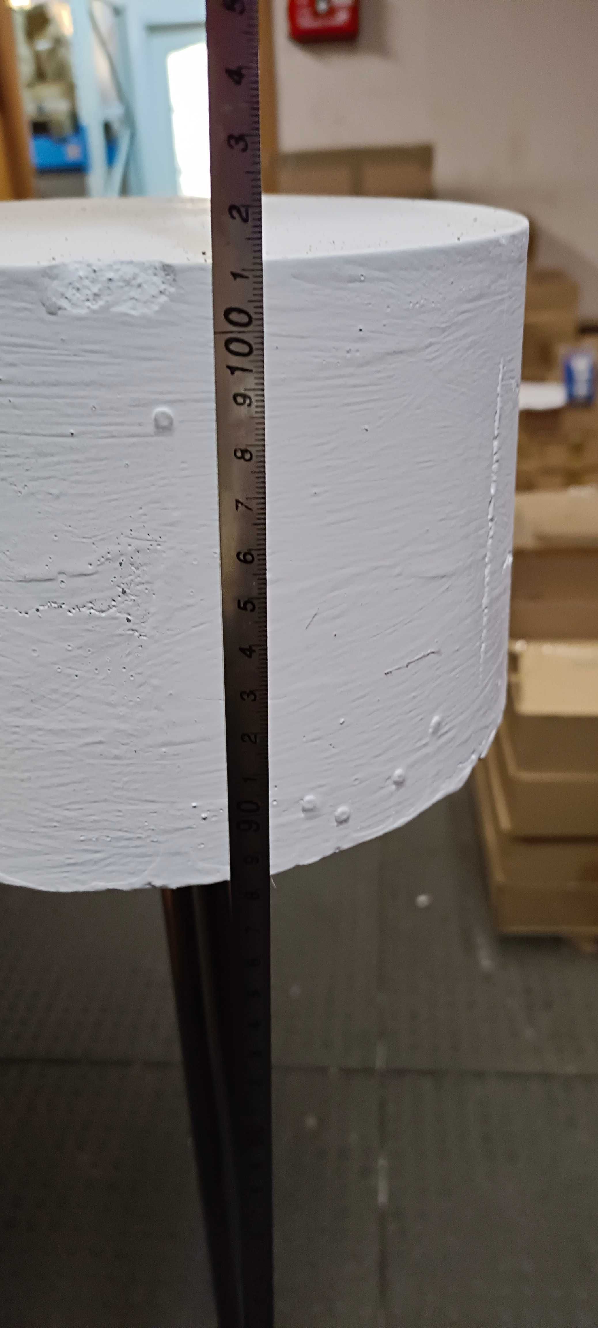 Sztanga 17 kg (domowej roboty, z betonu)
