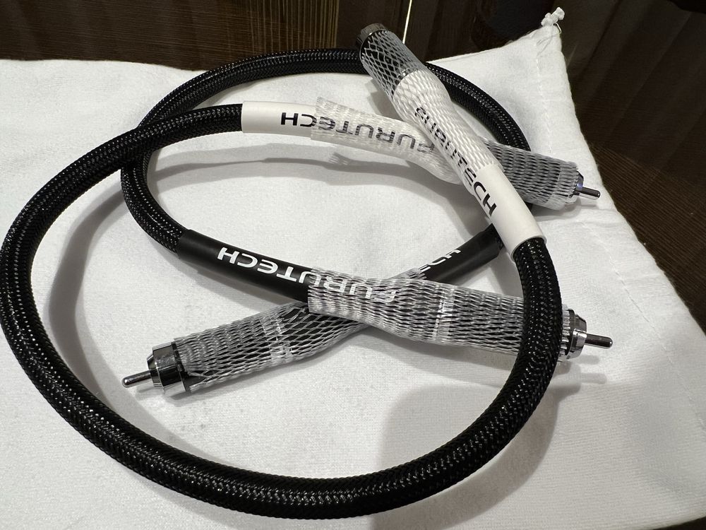 Kabel RCA Furutech 0,5m interconnect chinch kable audio hiend