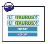 Naklejki ciągnik SAME TAURUS 60 Naklejki Nalepki Traktor