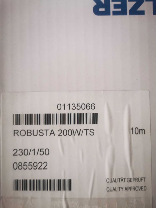 Pompa wodna SULZER ROBUSTA 200W/TS.