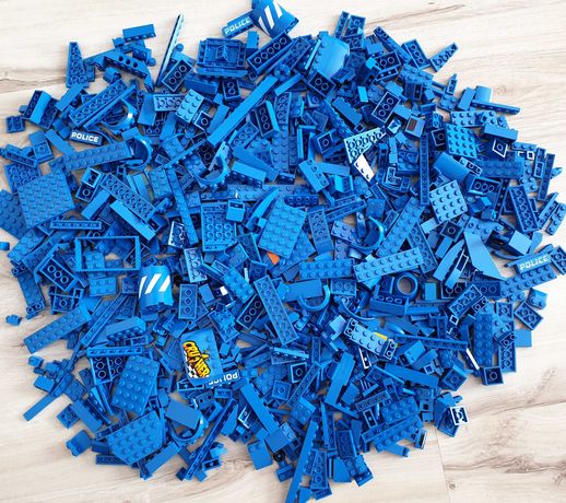 Lego kolor niebieski 0,84 kg