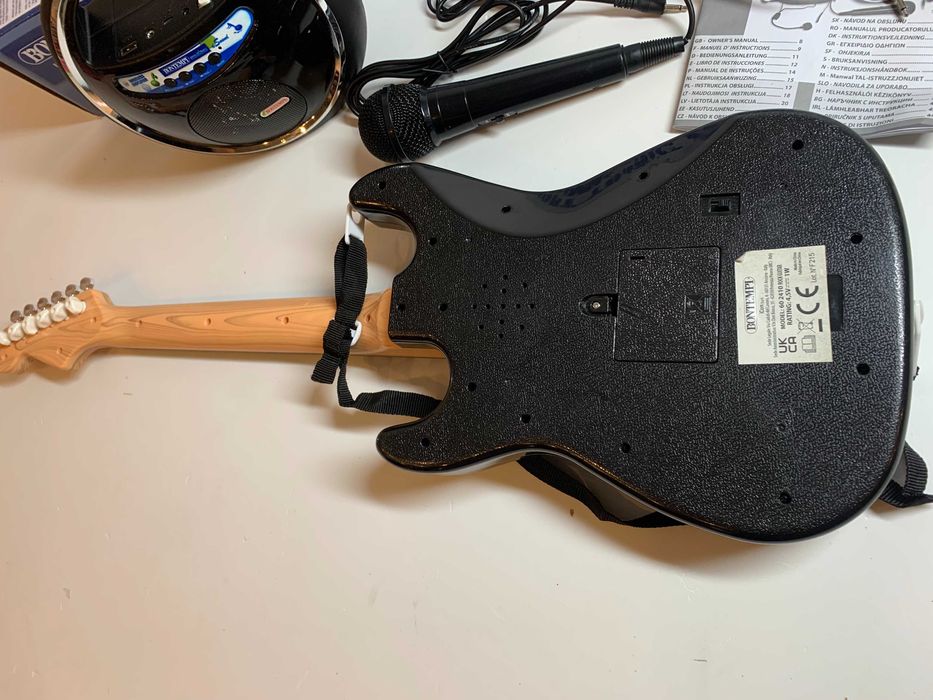 Bontempi RockMaster Gitara Elektroniczna i Wzmacniacz Bezprzewodowy