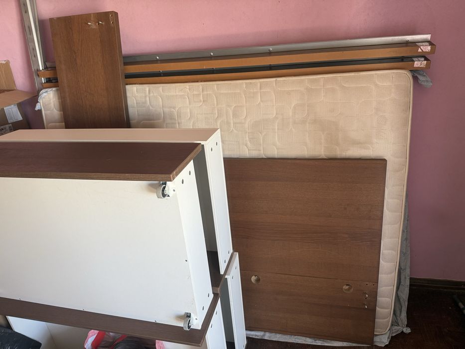 Cama de casal 160x190 2 mesas de cabeceira 2gavetas