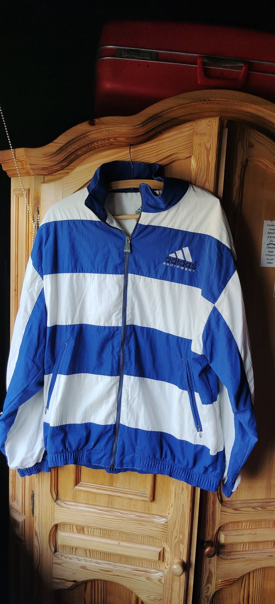 Bluza dresowa Adidas lata 80 te