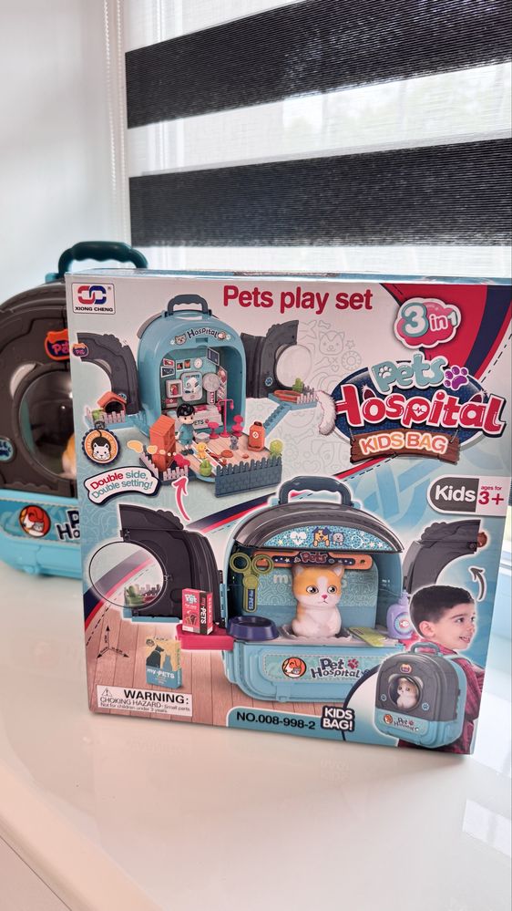 Ігровий набір Pets hospital+ рюкзак