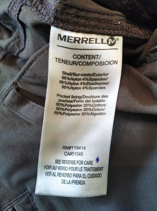 Spodnie trekkingowe Merrell roz. 44/46 XXL/XXXL pas 88 - 96 cm