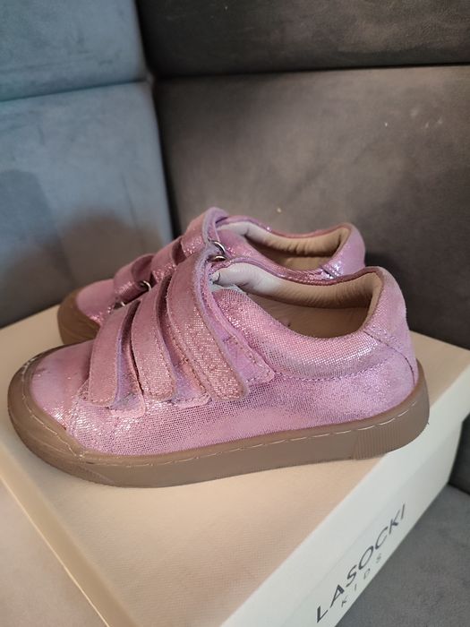 Półbuty sneakersy dziewczęce różowe