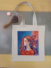 Tote Bag Pintado à mão