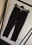 Zara czarne spodnie jeansowe wysoki stan 34