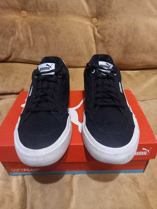 Кеди Puma Court Classic Vulc FS 396353-03 37 (4 UK) чорно-білі