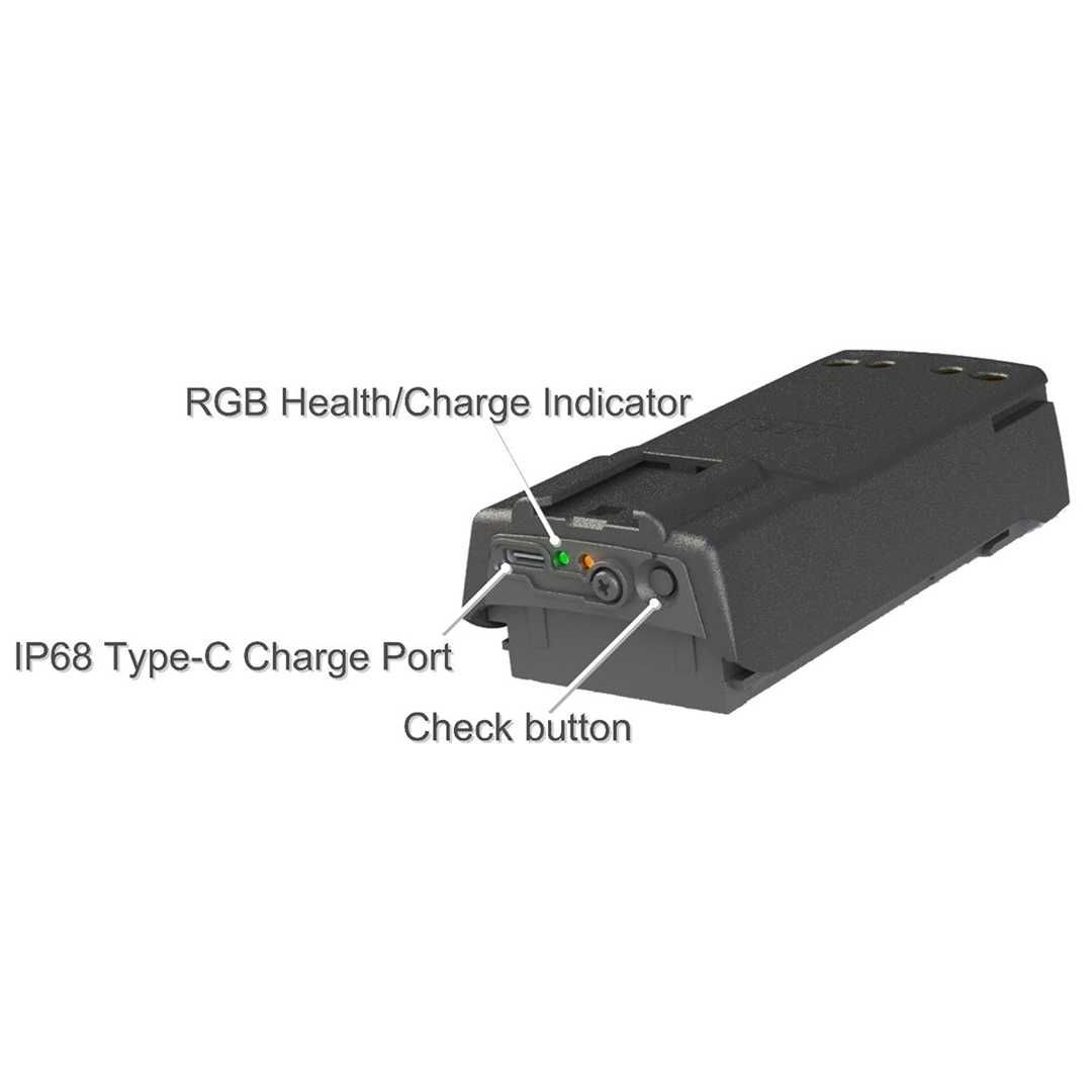 Акумулятор MBR-R7 для радіостанцій Motorola R7, R7a, 4920 mA/h USB-C