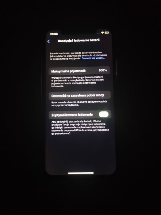 iPhone X 256 GB pamięci