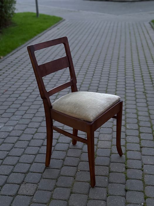 4 krzesła w stylu art deco